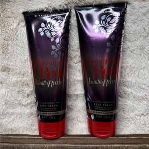 Bath & Body Works Forever Red Vanilla Rum Body Cream- set of 2